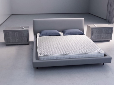 Letto moderno con materasso e comandi elettrici IMETEC